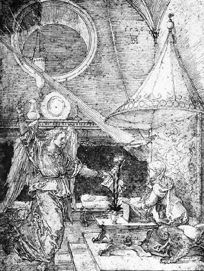 Albrecht Durer Annunciation oil painting image